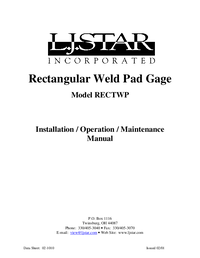 Thumbnail of document Manual - Rectangular Level Gauge Assembly, Weld-On